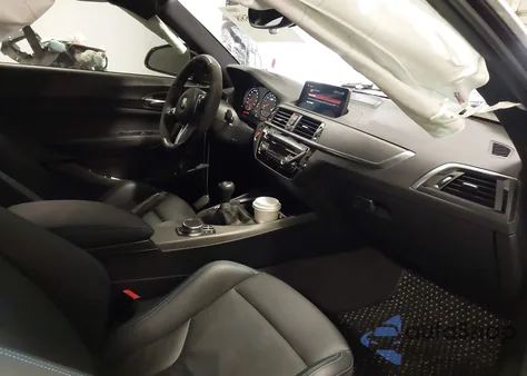 2021 BMW M2 Competition z USA, uszkodzony, nr VIN WBS2U7C06M7J66319